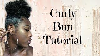 My Curly Bun Tutorial!