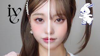 IVE Wonyoung vs. New Jeans Haerin makeup | 아이브 장원영 vs 뉴진스 해린 반반 메이크업