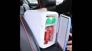 迷你冰箱4L-宿舍小冰箱-冷藏冰箱可保溫-車用手提行動冰箱-保養品化妝品冰箱-110V/12V[車用電器]  shorts #shortvideo #汽車百貨 #冰箱 #車用電子