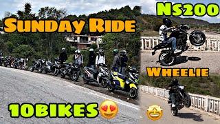 NS200 Wheelies Sunday Ride Gone Crazy  || RIDE WITH PANTHER ||