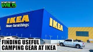 FINDING USEFUL CAMPING GEAR AT IKEA