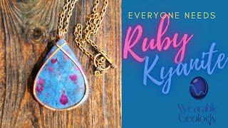 Everyone NEEDS This AMAZING Crystal, Ruby Kyanite! [SEE WHY]