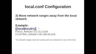 OpenStack DevStack Configuration localrc local.conf Tutorial