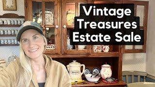 Estate Sale Treasure Hunt: Rare Finds & Vintage Gems – Shop With Me!