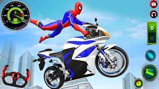 Mega Ramp Sports Bike Racing -Crazy Moto Bike Stunts Driving Game -Android Gameplay.