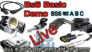 Bs6 Basic Demo live Bs6 Bike Me Sensor Aur Actuvator kaise  Kaam Karte hain #shivassbikepoint#bs6