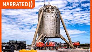 Tower 2 Quick Disconnect Arm Hinge Arrives | SpaceX Boca Chica