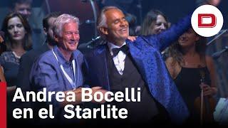 Richard Gere, a los pies de Andrea Bocelli en la Gala Starlite