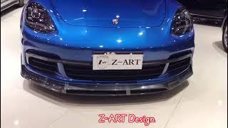 Z-ART Design Porsche Panamera 971 carbon fiber front lip#Porsche #panamera #panamera 971#frontlip