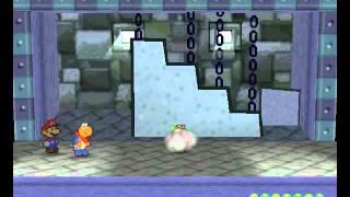 Paper Mario (N64) Walkthrough - 10 Trap Doors and Spinning Fire