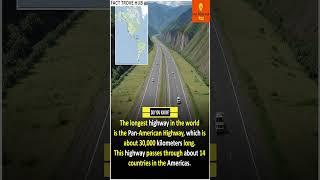 The World's Longest Highway Pan American Highway #facts #shorts #interestingfacts