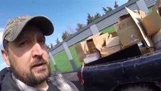 Blue Bus Dave always on the go come along as we scrap, recycle & load for the flea market!