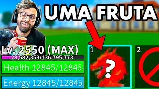 Blox Fruits: Do Nível 1 a 2550 com Apenas 1 Fruta [FILME COMPLETO]