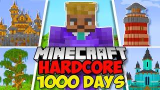 I Survived 1000 DAYS in Minecraft Hardcore (FULL MOVIE)