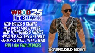 Wr3d 2k25 new MOD APK DOWNLOAD link MADIFIRE 300MB MOD by gamestation new FEATURES new wr3d 2k25