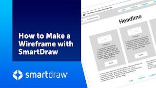 How to Create a Wireframe with SmartDraw