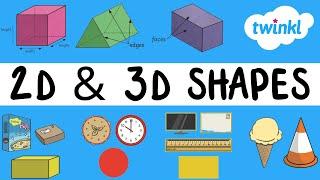 2D and 3D Shapes for Kids | Geometry for Kids | Twinkl USA