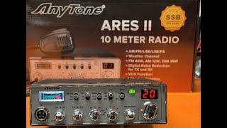 Anytone Ares II Tune-up Report and Service Menu