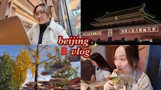 beijing vlog  | summer palace, the great wall of china, autumn days 