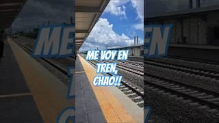 Me voy en tren, chao!!  #tren #happy #viajes #viaje #viajeenfamilia #song