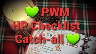 Plan With Me  HP Checklist Catch-all feat. @ohelloRobin