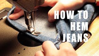 How to Hem Jeans and Other Pants