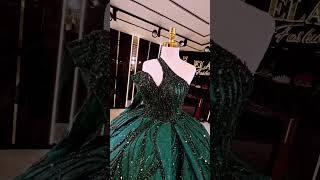 green gown for party. #lovedress #dj #remix #music #song  #newsong #viral #viralshort #instalofi