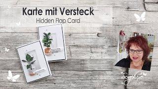 Karte mit Versteck | Hidden Flap Card mit Stampin‘ Up!-Produkten gestaltet