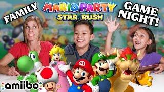 FAMILY GAME NIGHT!!! Mario Party Star Rush!