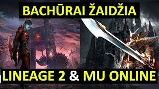 Bachūrai Žaidžia: Lineage 2 ir Mu Online