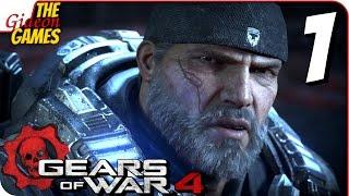 Прохождение GEARS of WAR 4 #1  СТРЕЛЯЙ, ВЗРЫВАЙ, КРОМСАЙ!