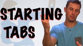 How to Start Tabs - Bartending 101