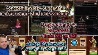 Sabal - Kończenie Sung-Mahi na Surze oraz start na Szamanie, aukcje i srogi donate od Widza - Metin2