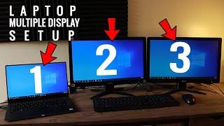 How to setup Multiple Display on a Laptop