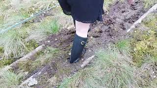 New Hunter refined boots first wear and wet feet