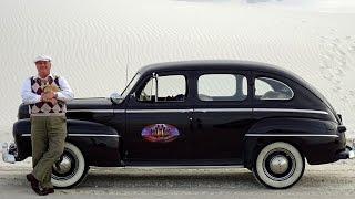 1947 Ford "Old Henry" drives White Sands National Monument