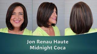 Jon Renau Haute in Midnight Cocoa FS4/33/30A | Heat Friendly Classic Bob Synthetic wig