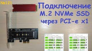 Adapter PCI-e x1 - M.2 NVMe on the example of SSD TLC V-Nand 256 GB Samsung PM981 MZ-VLB2560 - test