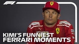 Kimi Raikkonen's Funniest Moments at Ferrari