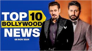 Top 10 Bollywood News | 5th November 2024 | Salman Khan |Abhishek Bachchan #bollywood #bollywoodnews