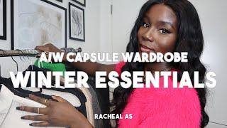 WINTER WARDROBE ESSENTIALS | ZARA, H&M, PRIMARK - OUTFIT LOOKBOOK | RACHEAL AS