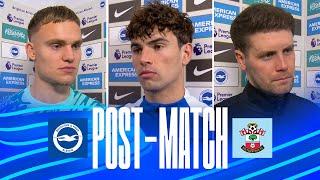 POST-MATCH | Verbruggen, O'Riley & Hurzeler | Brighton v Southampton