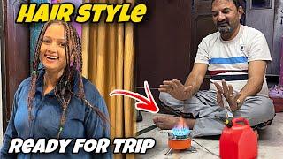 Trip Par jane ki Puri Tyari ho gyi ️or Priya ne ye kaisa Hair style bna liya  || priya jeet vlogs