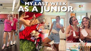 MY LAST DAYS AS A JUNIOR!! | last week of school, volleyball, friends, fun moments!‍