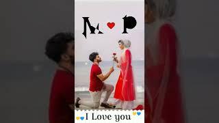 M Love P Couple Name Status || New Trending Name Art Video || WhatsApp Status|| #MH48Ankesh #viral