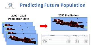 Future Population Prediction using WorldPop Data with Earth Engine