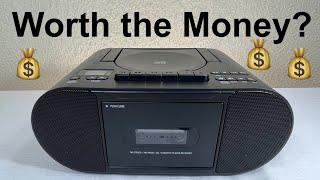 Is a Walmart Cassette CD Player Boombox Worth It? Let's find out if the Groove Onn BT is any good.