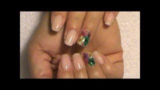 Encased flower Nail Art Tutorial