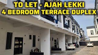 TO LET 4 Bedroom Terrace Duplex in Ajah Lekki Lagos Serviced apartments +2347058997755