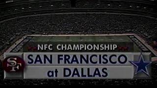 1993 NFC Championship 49ers vs Cowboys Highlights (CBS Intro)